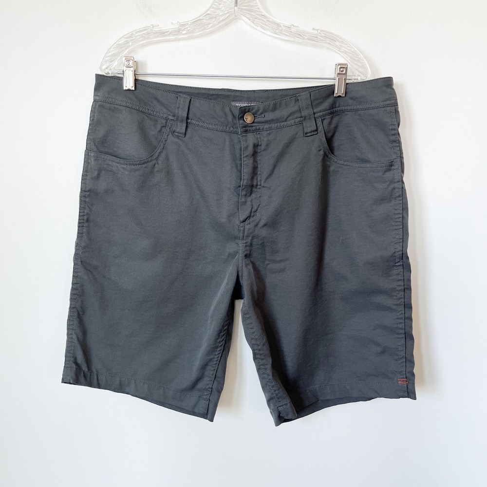 Toad&Co Mens Rover Shorts 36 Gray Outdoor Camping Hiking‎